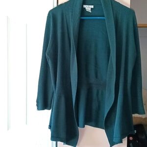 Teal Green Cardigan